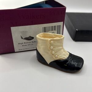 Just the Right Shoe by Raine High Button Baby Item 25130 Circa 2001 Rain Drops